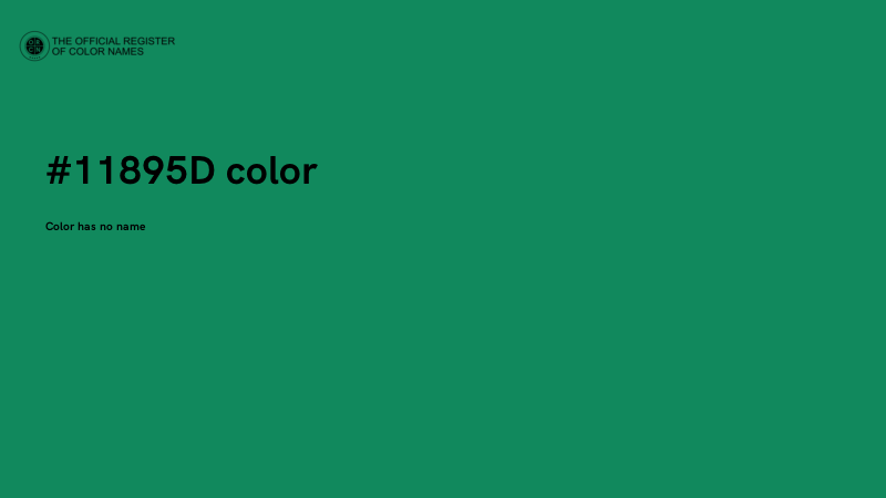 #11895D color image