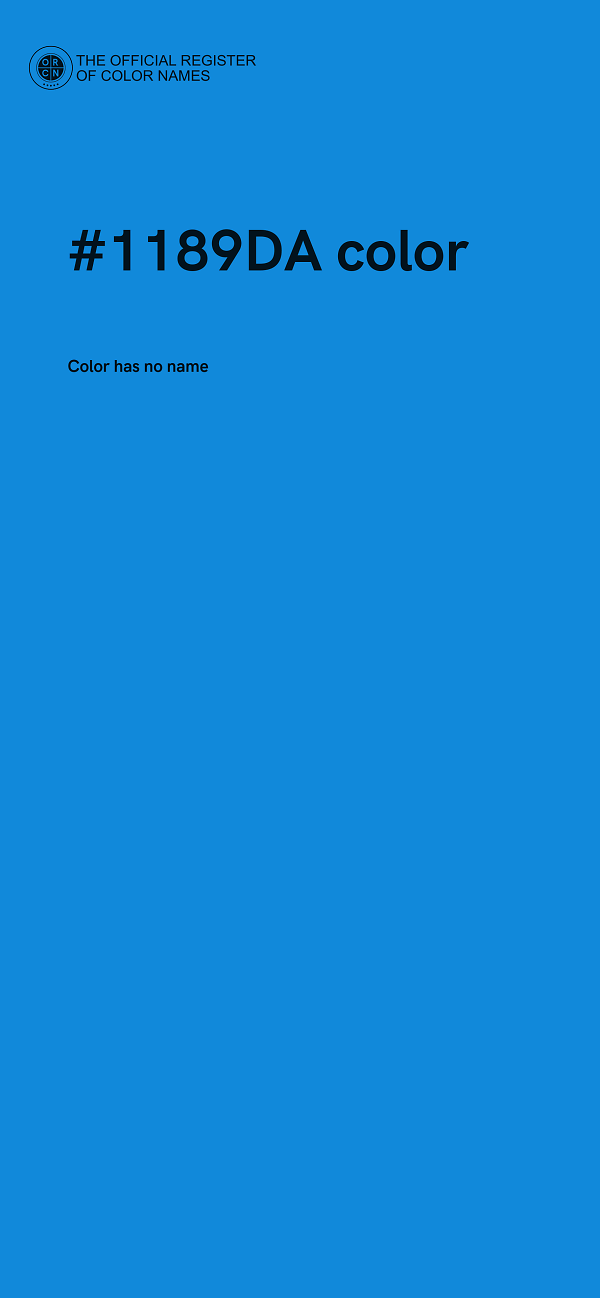 #1189DA color image