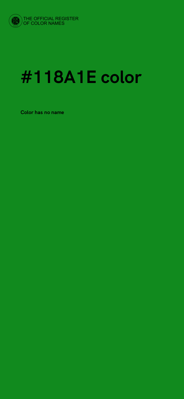 #118A1E color image