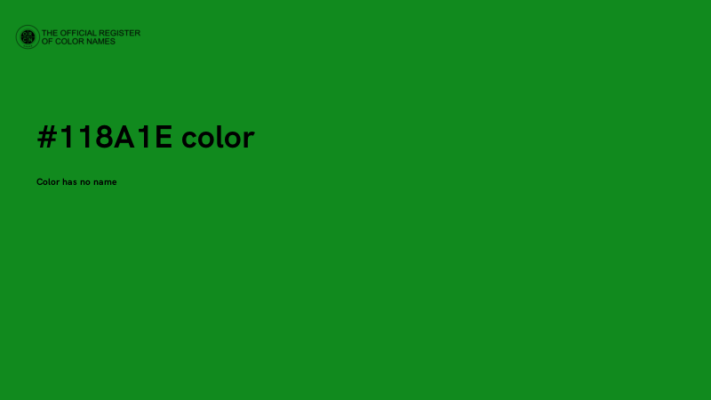 #118A1E color image