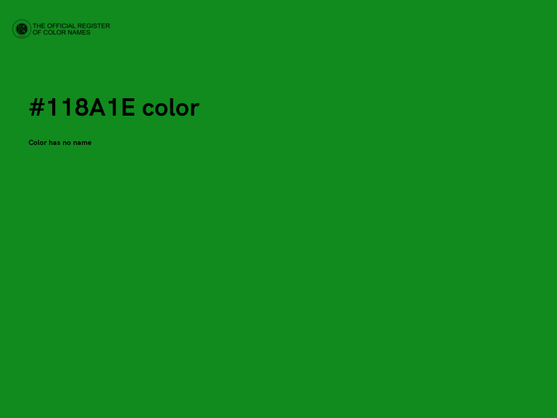 #118A1E color image