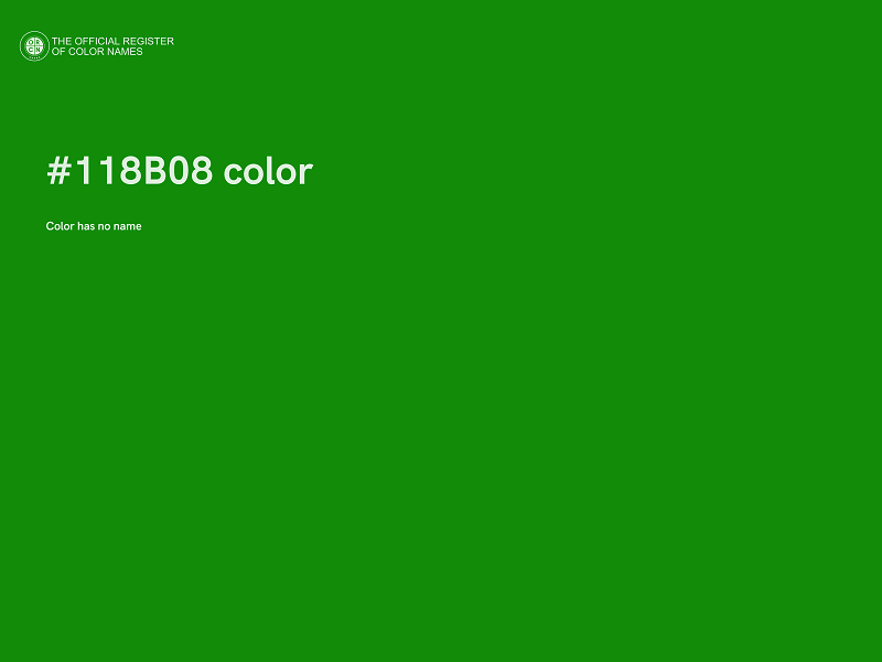 #118B08 color image