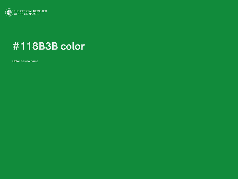 #118B3B color image