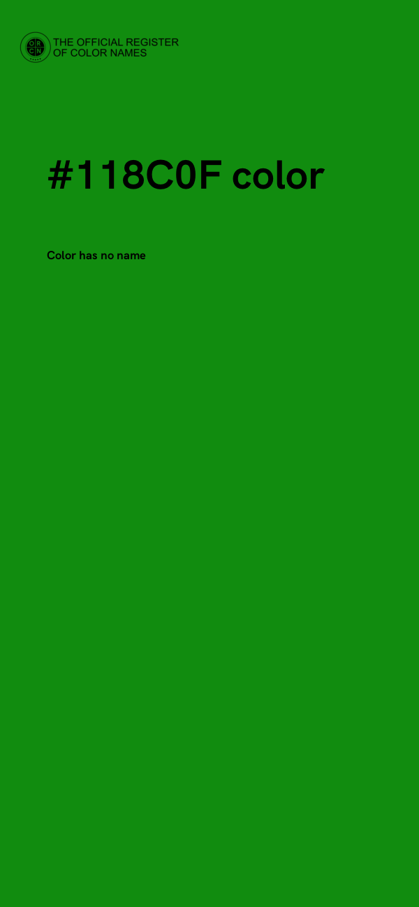 #118C0F color image