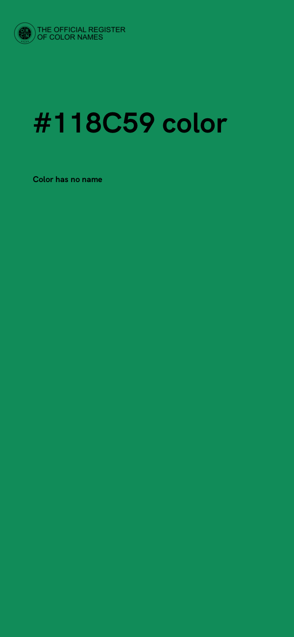 #118C59 color image
