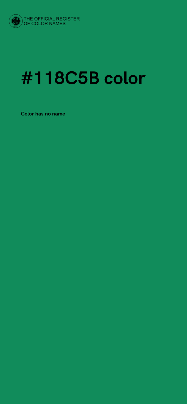 #118C5B color image