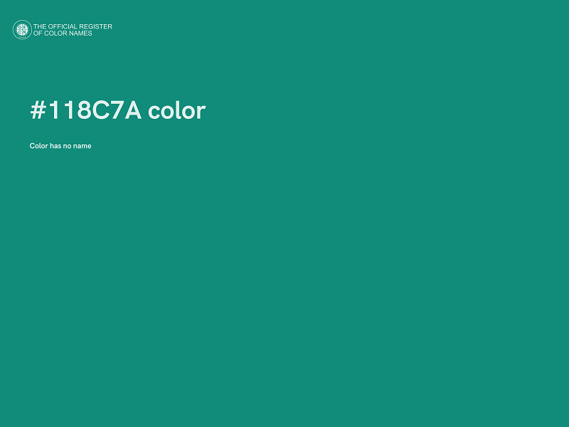 #118C7A color image