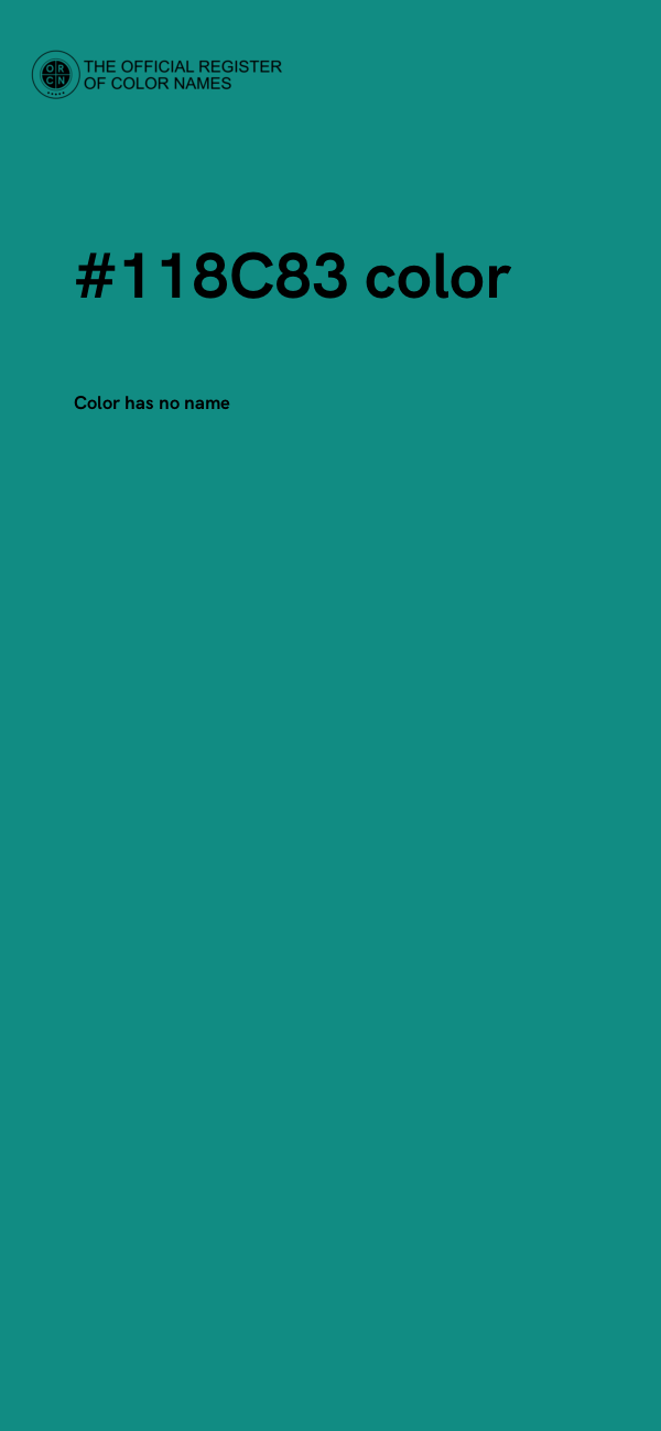 #118C83 color image