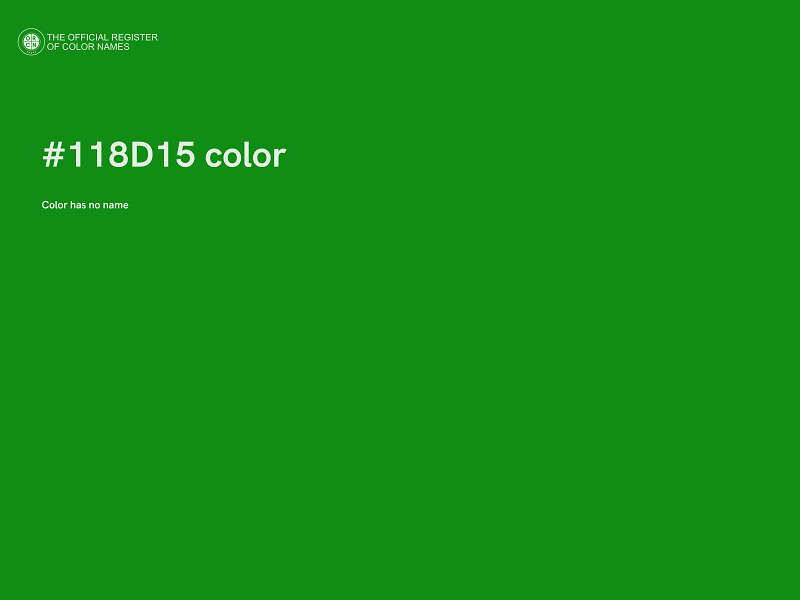 #118D15 color image