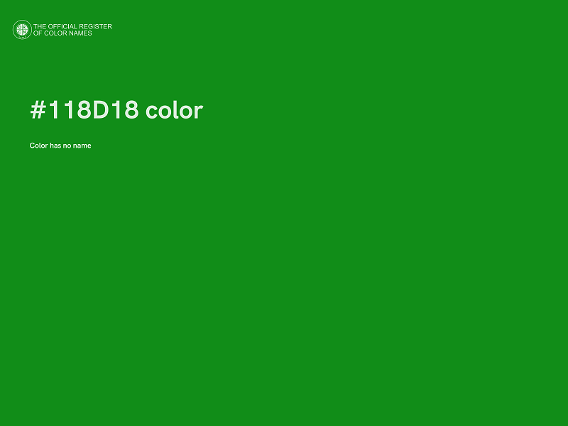 #118D18 color image