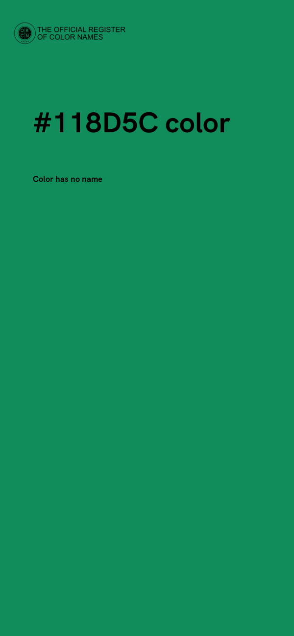 #118D5C color image