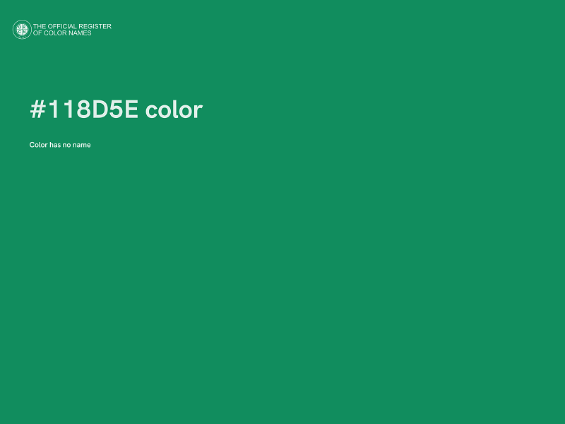 #118D5E color image