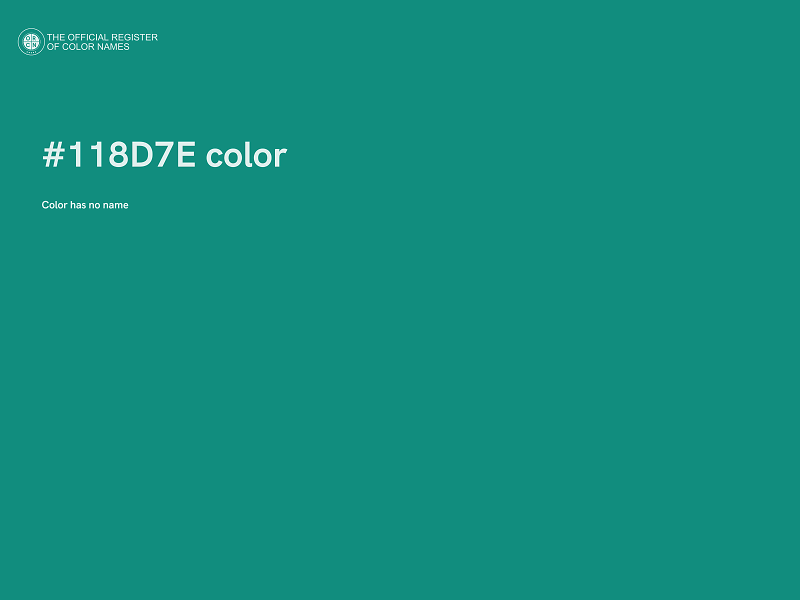 #118D7E color image