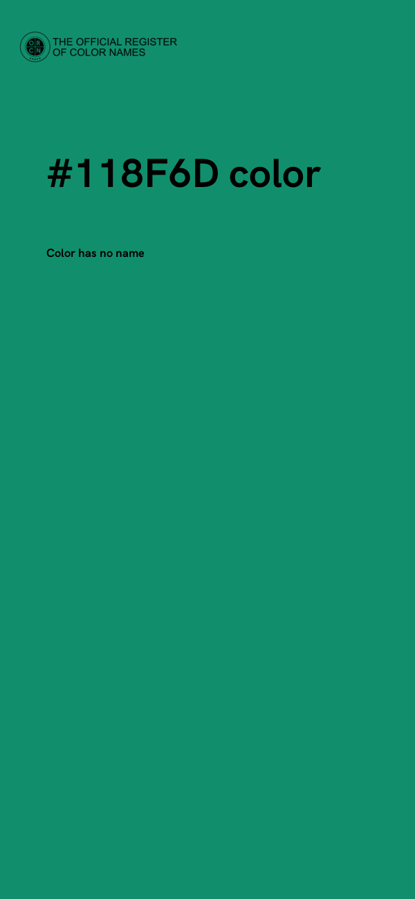 #118F6D color image