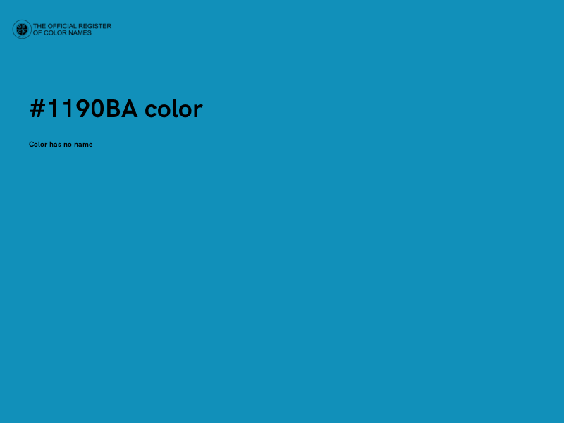 #1190BA color image