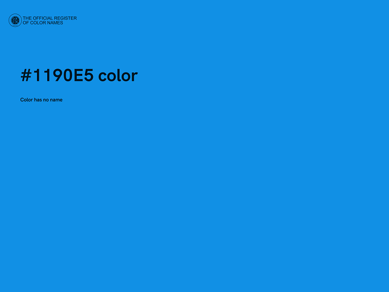 #1190E5 color image