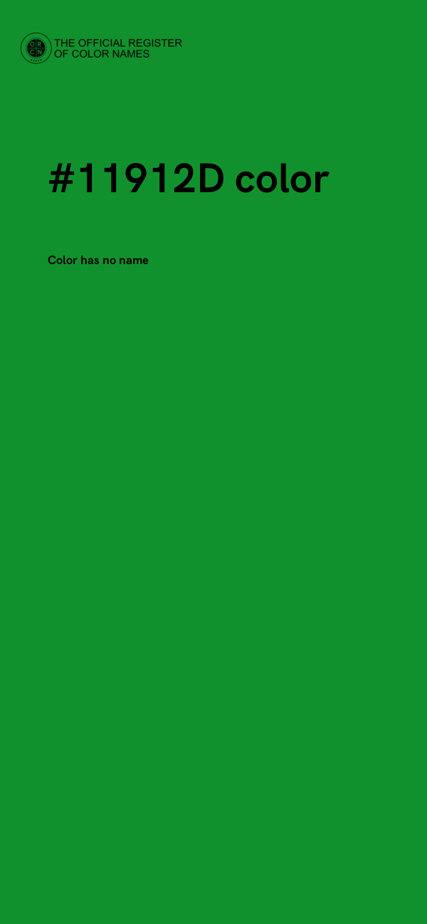 #11912D color image
