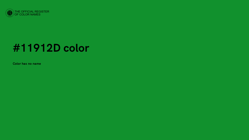 #11912D color image