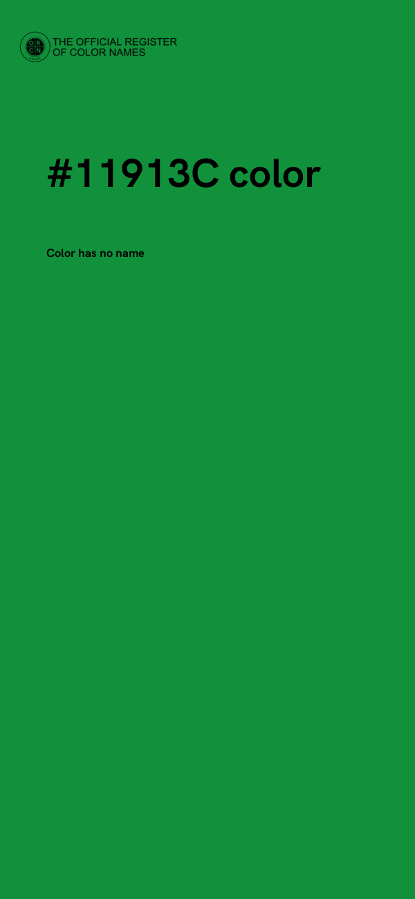 #11913C color image