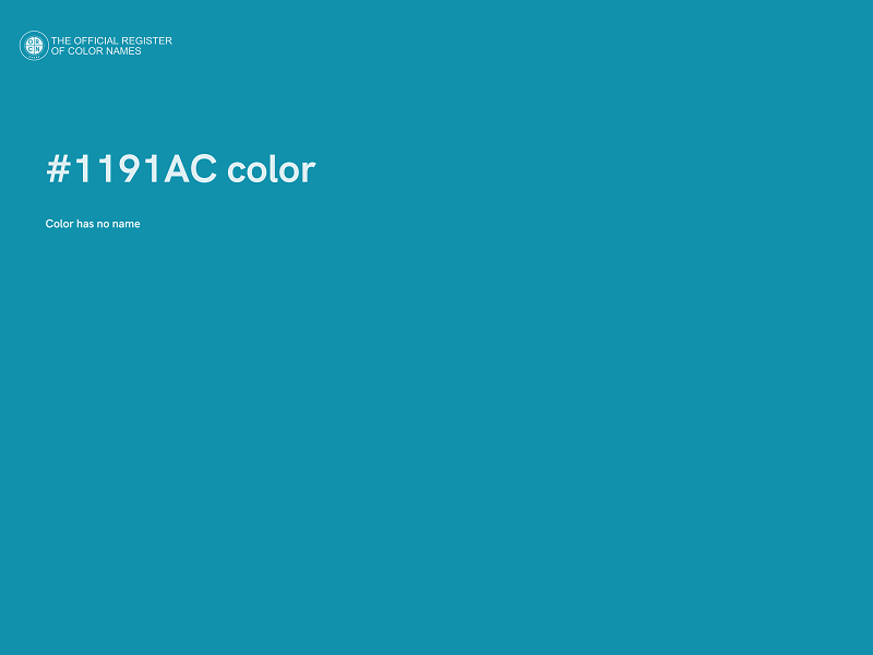 #1191AC color image