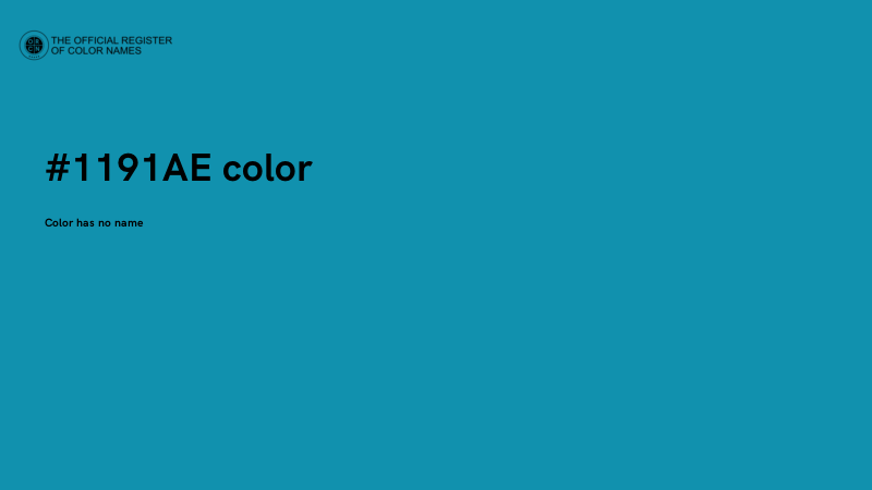 #1191AE color image