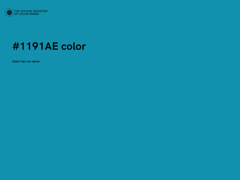 #1191AE color image