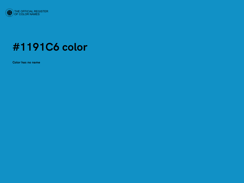 #1191C6 color image