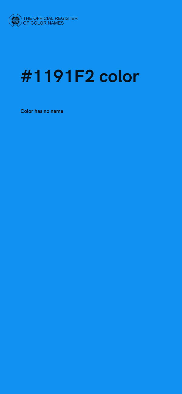#1191F2 color image