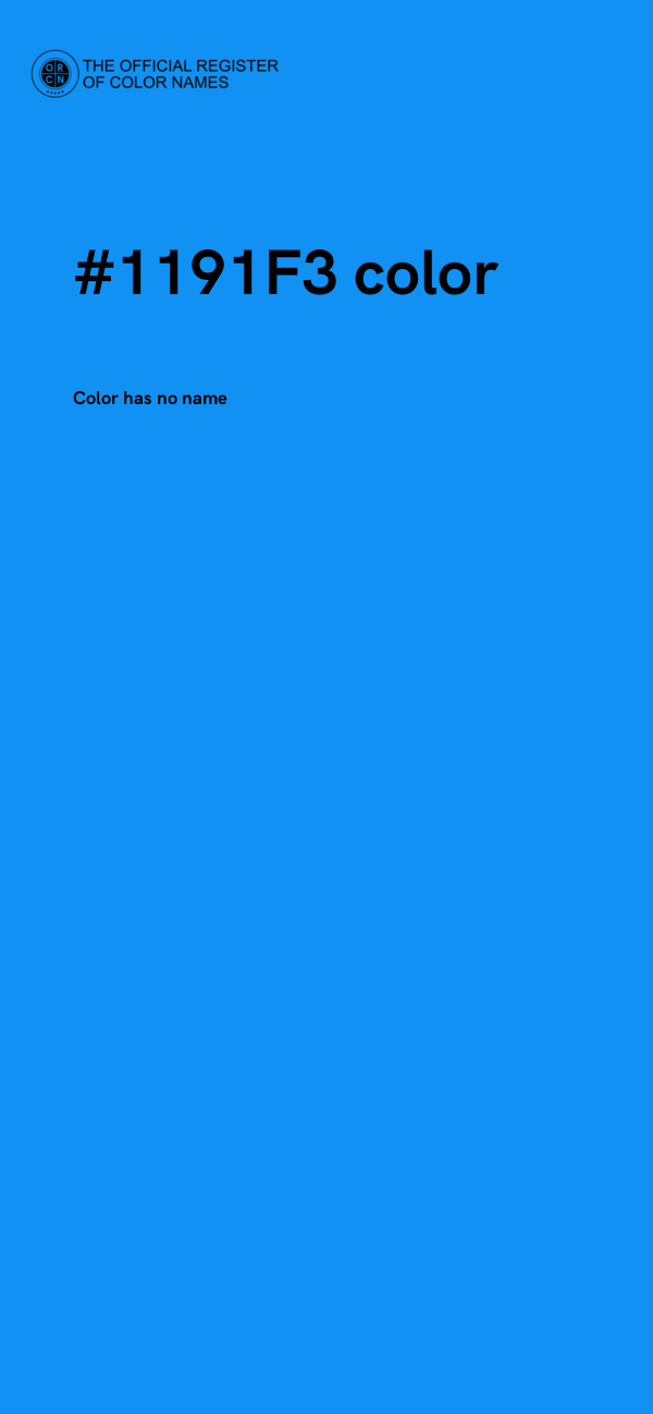 #1191F3 color image
