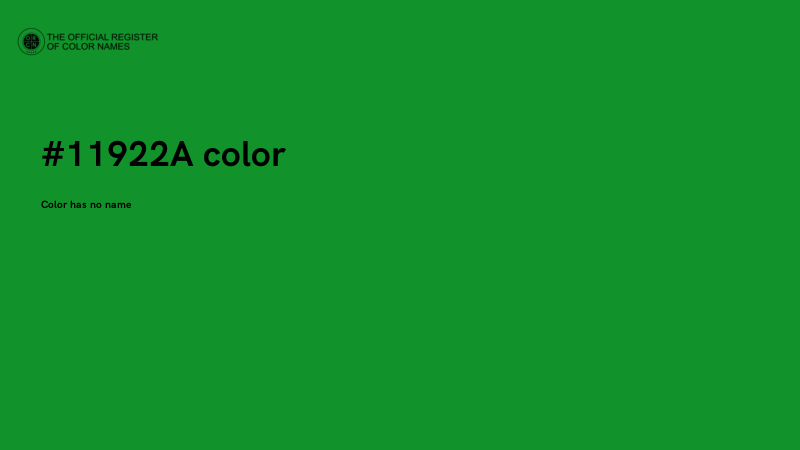 #11922A color image