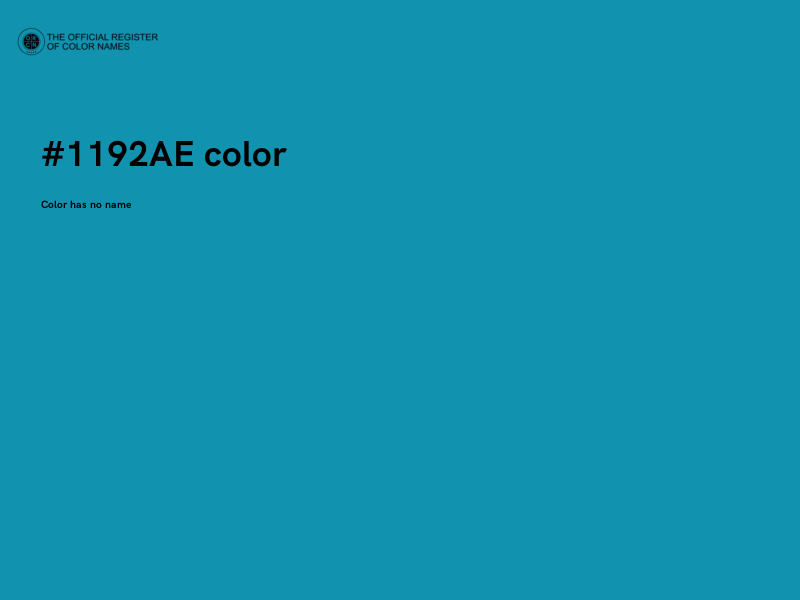 #1192AE color image