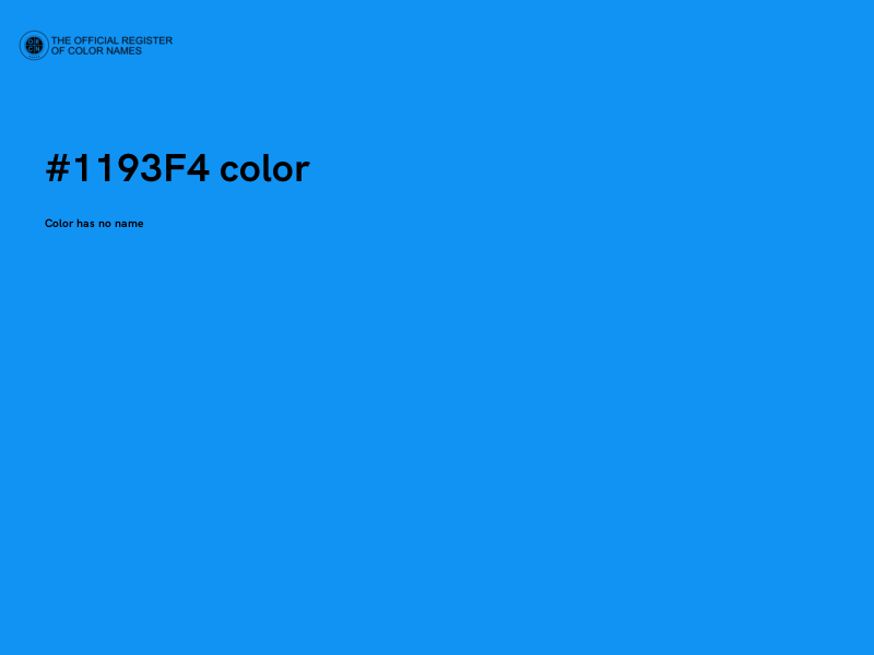 #1193F4 color image