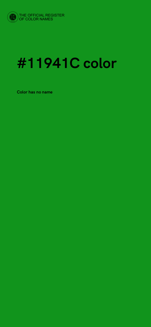 #11941C color image