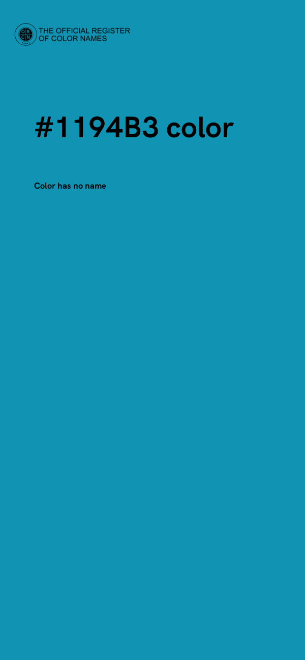 #1194B3 color image
