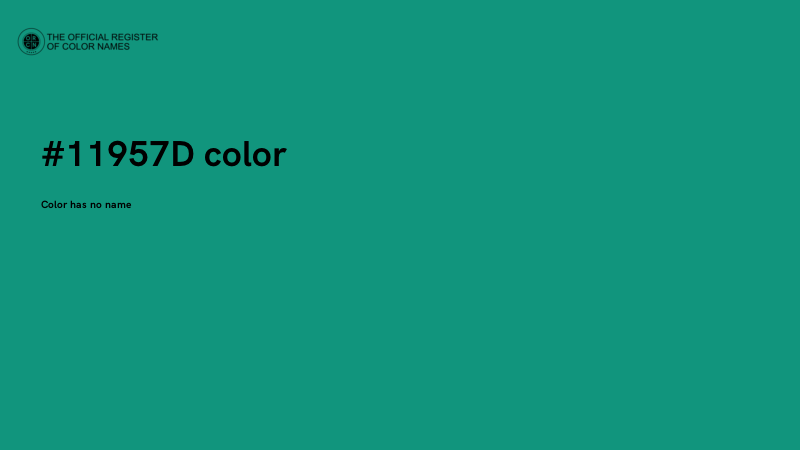 #11957D color image