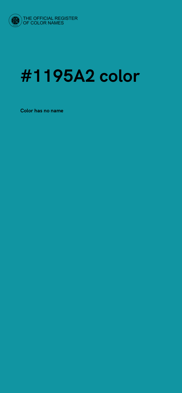 #1195A2 color image