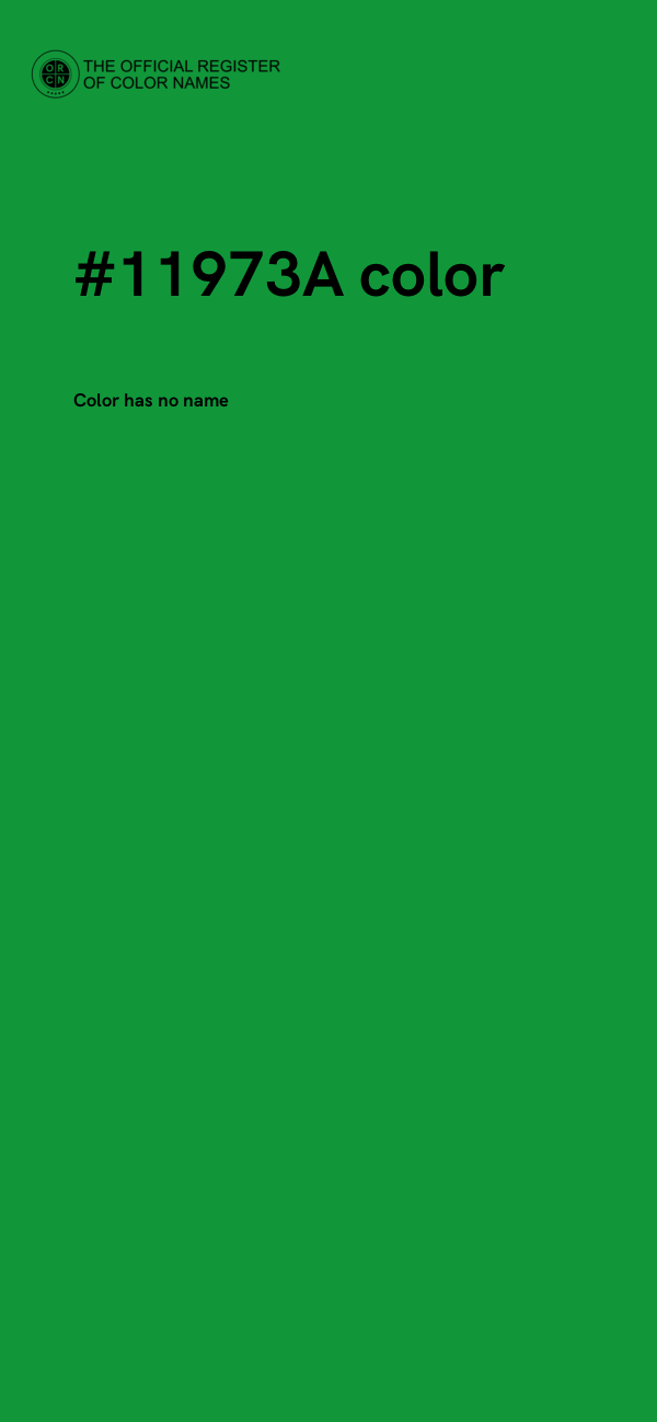 #11973A color image
