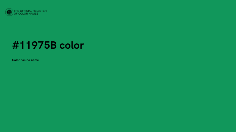 #11975B color image