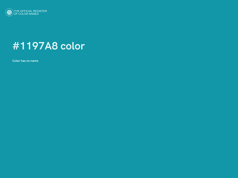 #1197A8 color image