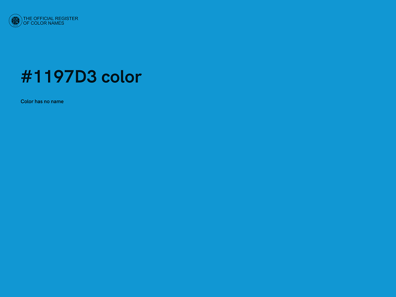 #1197D3 color image