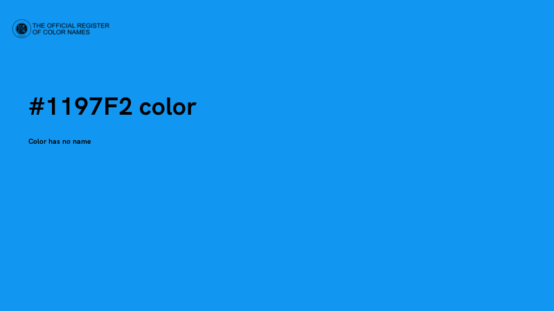 #1197F2 color image