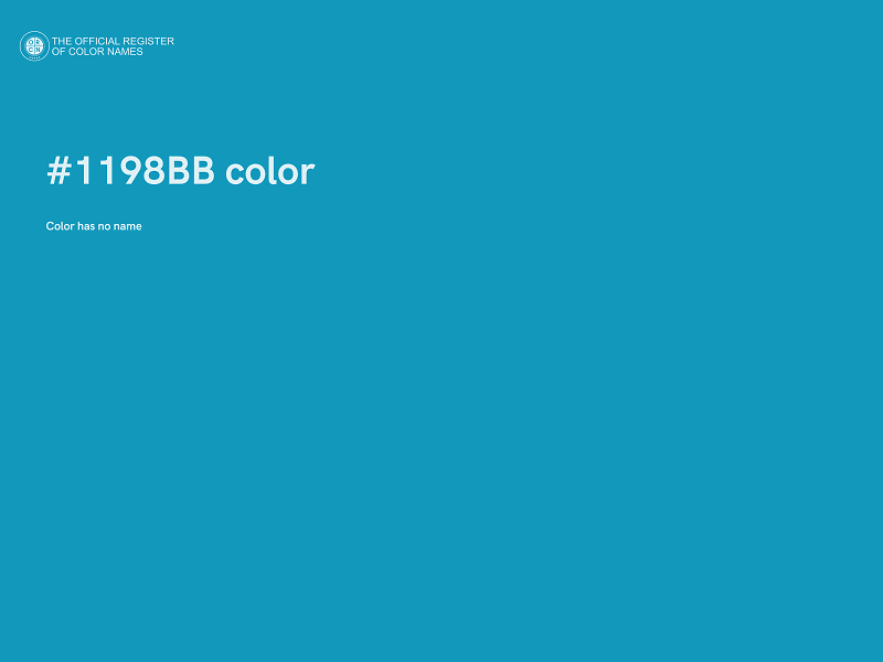 #1198BB color image
