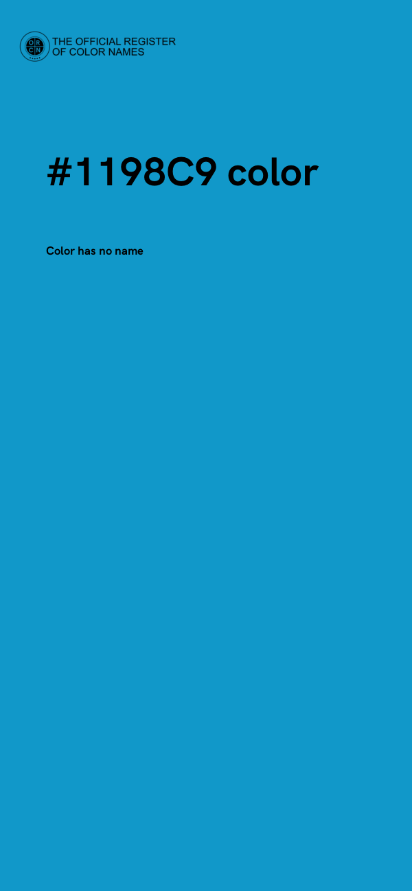 #1198C9 color image