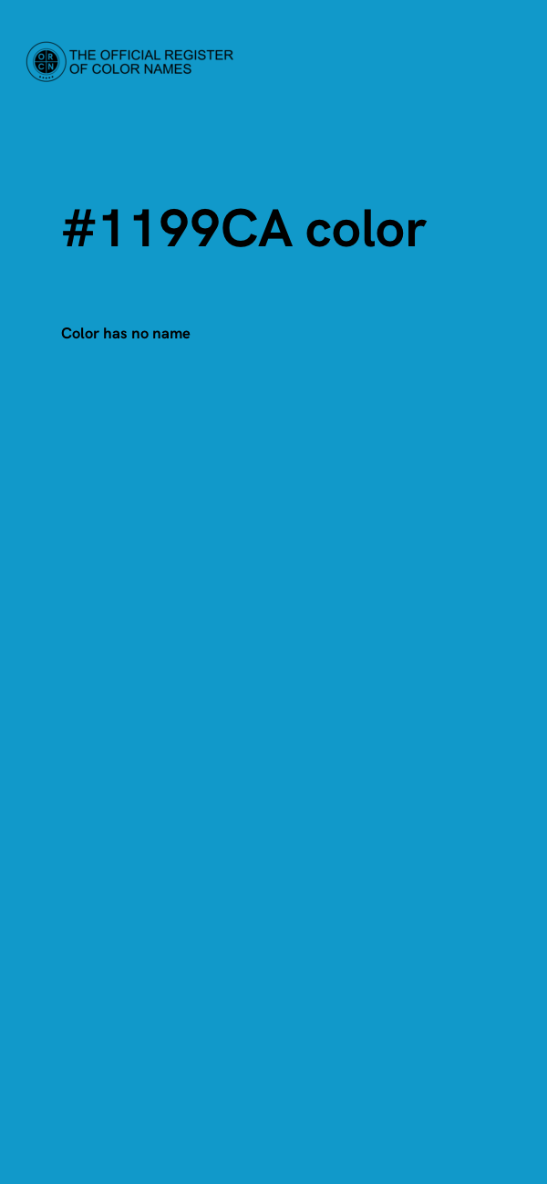 #1199CA color image