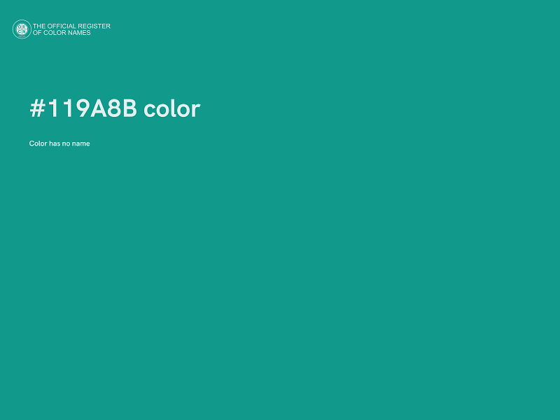 #119A8B color image