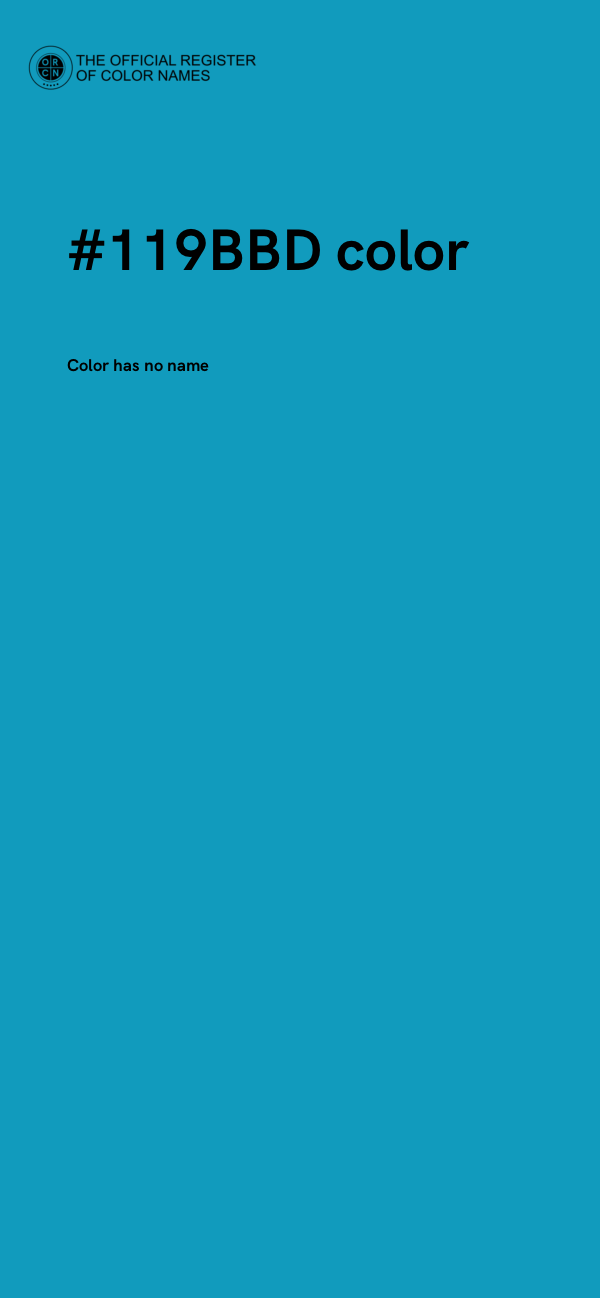 #119BBD color image