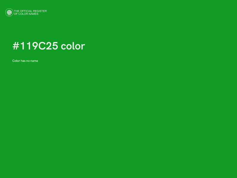 #119C25 color image