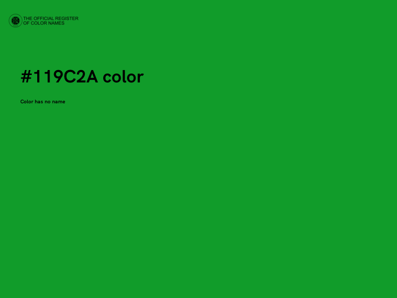 #119C2A color image