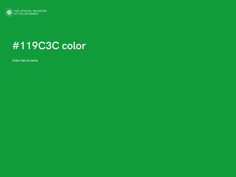 #119C3C color image