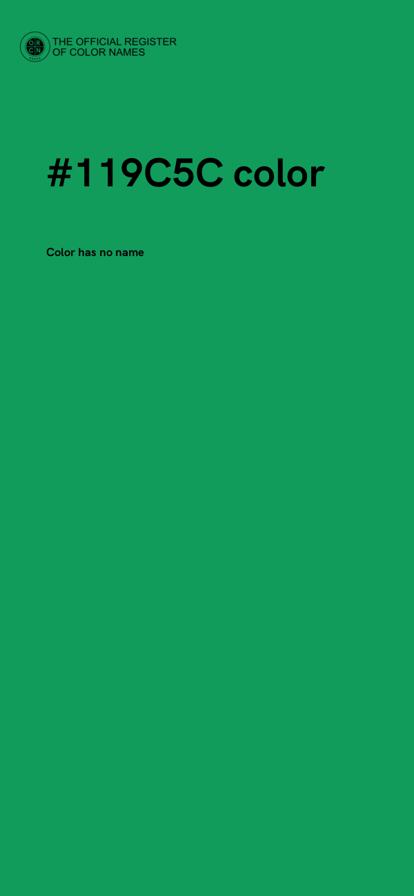 #119C5C color image